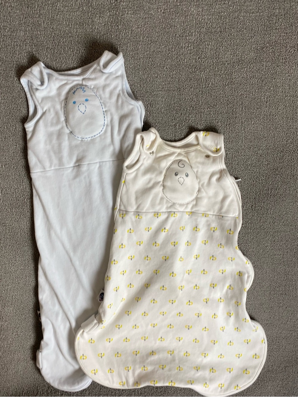 Nested Bean Zen Sack Sleep Sack Bundle 0-15 Months Two Way Zipper Cuddle Pack
